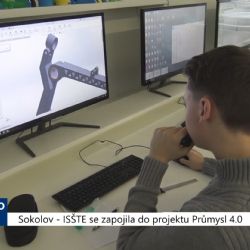 Sokolov: ISŠTE se zapojila do projektu Průmysl 4.0 (TV Západ)