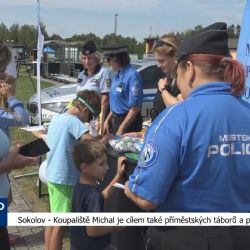 Sokolov: Koupaliště Michal je cílem také příměstských táborů a prevence (TV Západ)