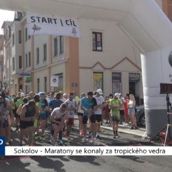 Sokolov: Maratony se konaly za tropického vedra (TV Západ)