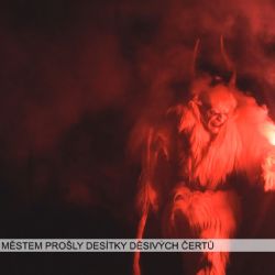 Sokolov: Městem prošly desítky děsivých čertů (TV Západ)