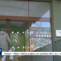 Sokolov: Město rozšiřuje podporu pro postižené děti i na 1. a 2. stupeň (TV Západ)