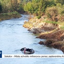 Sokolov: Město schválilo milionovou pomoc zaplavenému Krnovu (TV Západ)