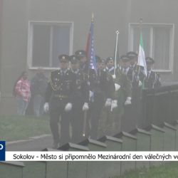 Sokolov: Město si připomnělo Mezinárodní den válečných veteránů (TV Západ)