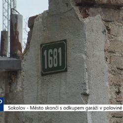 Sokolov: Město skončí s odkupem garáží v polovině roku (TV Západ) 