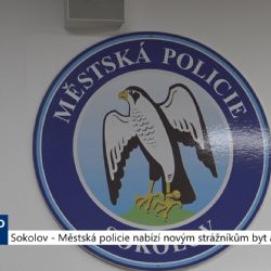Sokolov: Městská policie nabízí novým strážníkům byt a 50 tisíc (TV Západ)