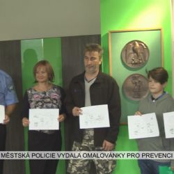 Sokolov: Městská policie vydala omalovánky pro prevenci (TV Západ)