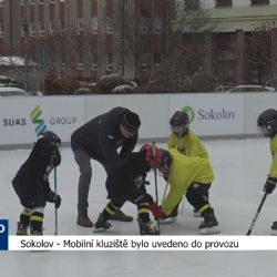 Sokolov: Mobilní kluziště bylo uvedeno do provozu (TV Západ)