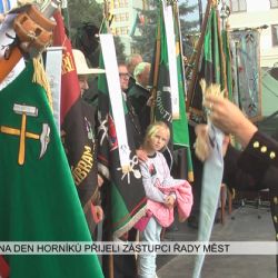 Sokolov: Na Den horníků přišlo do průvodu 17 spolků (TV Západ)