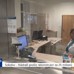 Sokolov: Nádraží prošlo rekonstrukcí za 25 milionů (TV Západ)