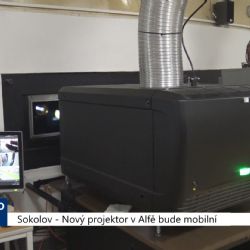 Sokolov: Nový projektor v Alfě bude mobilní (TV Západ)
