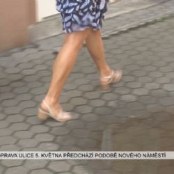 Sokolov: Oprava ulice 5. května předchází podobě Nového náměstí (TV Západ)