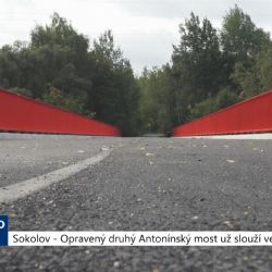 Sokolov: Opravený druhý Antonínský most už slouží veřejnosti (TV Západ)