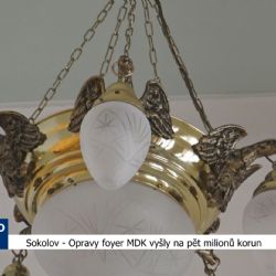 Sokolov: Opravy foyer v MDK vyšly na pět milionů korun (TV Západ)