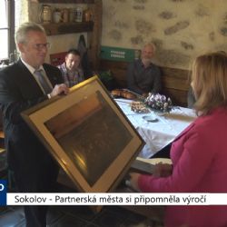 Sokolov: Partnerská města si připomněla výročí (TV Západ)