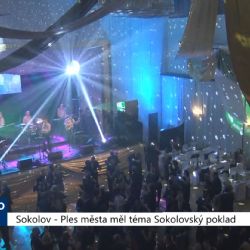 Sokolov: Ples města měl téma Sokolovský poklad (TV Západ)