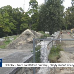 Sokolov: Práce na hřbitově pokračují, přibyly drobné změny (TV Západ)