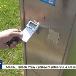 Sokolov: Přichází změny v parkování, pětikoruna už nebude stačit (TV Západ)