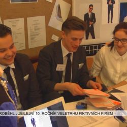 Sokolov: Proběhl jubilejní 10. ročník veletrhu fiktivních firem (TV Západ)