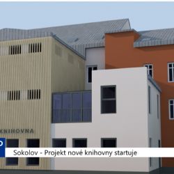 Sokolov: Projekt nové knihovny startuje (TV Západ)