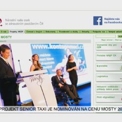 Sokolov: Projekt Senior Taxi je nominován na cenu MOSTY 2017 (TV Západ)