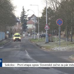 Sokolov: První etapa oprav Slovenské začne za pár měsíců (TV Západ)