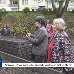 Sokolov: První komunitní zahrada vznikla na sídlišti Michal (TV Západ)