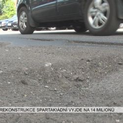 Sokolov: Rekonstrukce Spartakiádní ulice vyjde na 14 milionů (TV Západ)