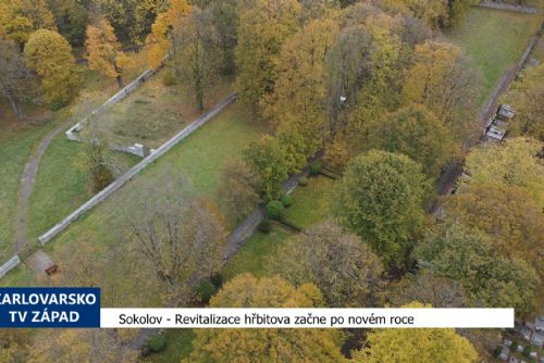 Foto: Sokolov: Revitalizace hřbitova začne po novém roce (TV Západ)