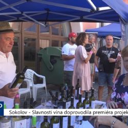 Sokolov: Slavnosti vína doprovodila premiéra projektoru (TV Západ)