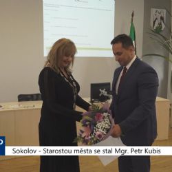 Sokolov: Starostou města se stal Mgr. Petr Kubis (TV Západ)