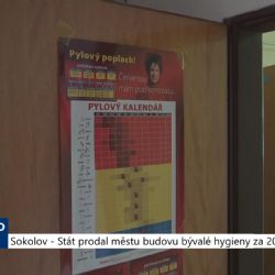 Sokolov: Stát prodal městu budovu bývalé hygieny za 20 milionů (TV Západ)