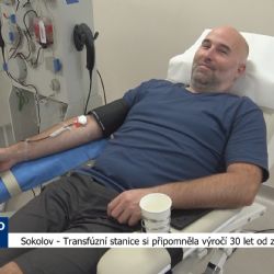 Sokolov: Transfúzní stanice si připomněla výročí 30 let od založení (TV Západ)