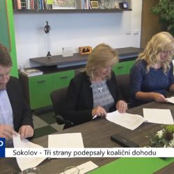 Sokolov: Tři strany podepsaly koaliční dohodu (TV Západ)