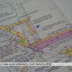 Sokolov: U kina Alfa vzniknou dvě parkoviště (TV Západ)