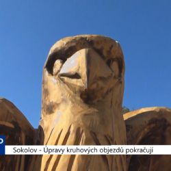 Sokolov: Úpravy kruhových objezdů pokračují (TV Západ)