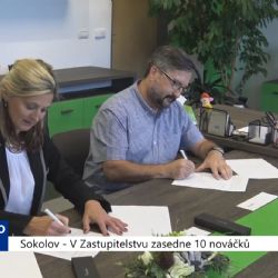 Sokolov: V Zastupitelstvu zasedne 10 nováčků (TV Západ)