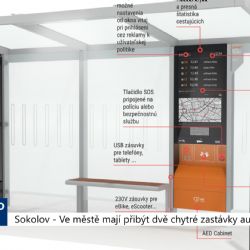 Sokolov: Ve městě mají přibýt dvě chytré zastávky autobusů (TV Západ)