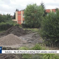 Sokolov: Ve ZŠ Pionýrů probíhají čtyři zakázky současně (TV Západ)