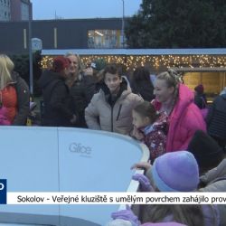 Sokolov: Veřejné kluziště s umělým povrchem zahájilo provoz (TV Západ)