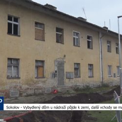 Sokolov: Vybydlený dům u nádraží půjde k zemi, další vchody se mají opravit (TV Západ)