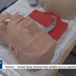 Sokolov: Vysoká škola zdravotnická zahájila provoz pobočky (TV Západ)