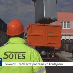 Sokolov: Začal svoz podzemních kontejnerů (TV Západ)
