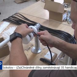 Sokolov: (Za)Chráněné dílny zaměstnávají 35 handicapovaných (TV Západ)