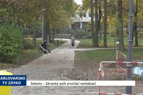 Foto: Sokolov: Zámecký park prochází revitalizací (TV Západ)