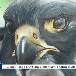 Sokolov: Zeď s graffiti doplní další výjevy z historie města (TV Západ)