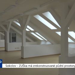 Sokolov: ZUŠka má zrekonstruované půdní prostory (TV Západ)