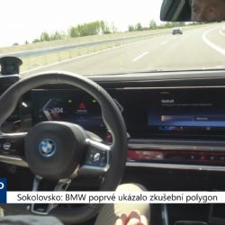 Sokolovsko: BMW poprvé ukázalo zkušební polygon (TV Západ)