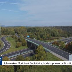Sokolovsko: Most Nové Sedlo – Loket bude opraven na 54 milionů korun (TV Západ)
