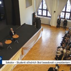 Studenti středních škol besedovali s prezidentem Pavlem (TV Západ)