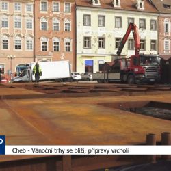 Vánoční trhy se blíží, přípravy vrcholí (TV Západ)